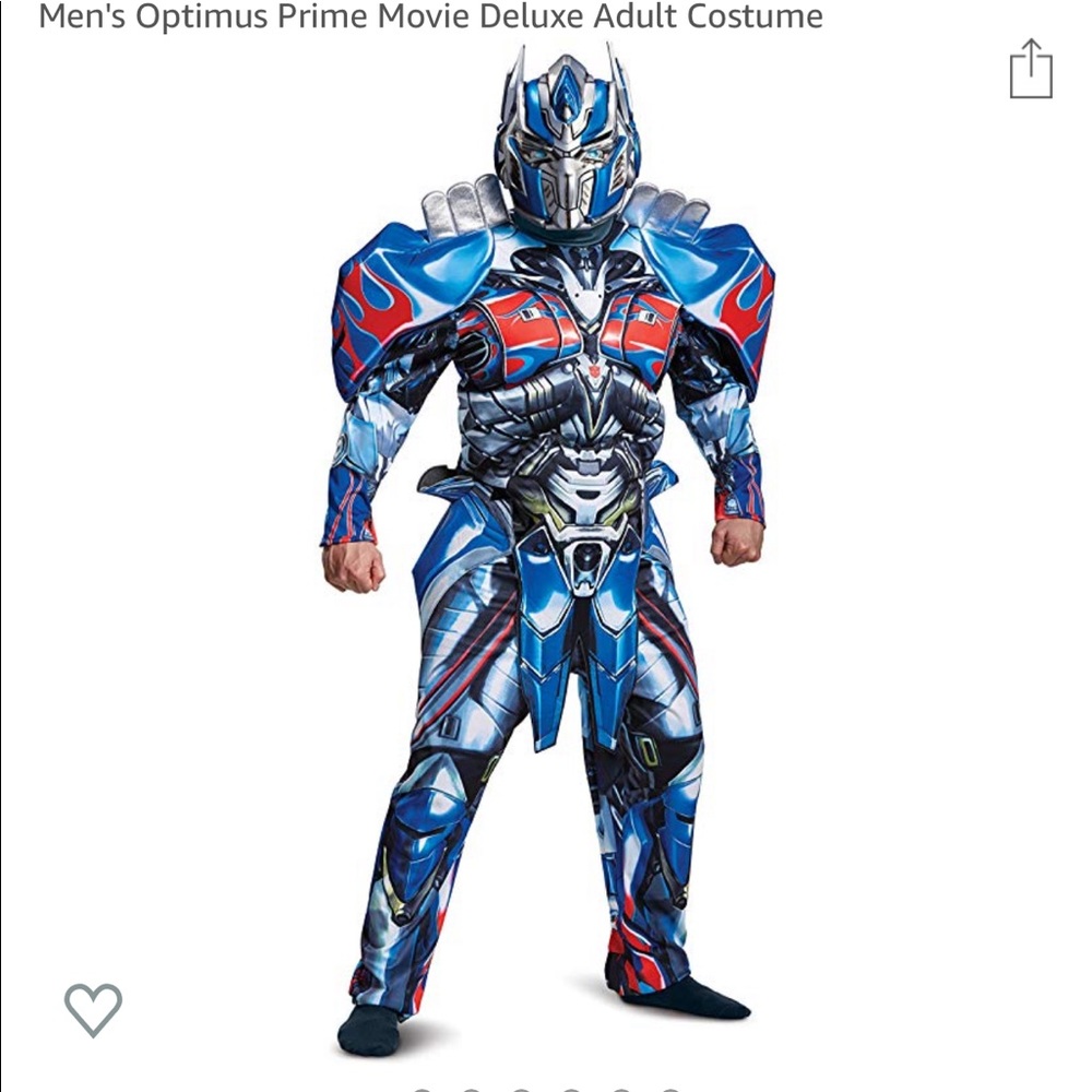 Men’s XL Optimus Prime Halloween Costume